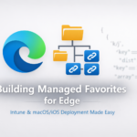 Edge managed favorites GUI screenshot